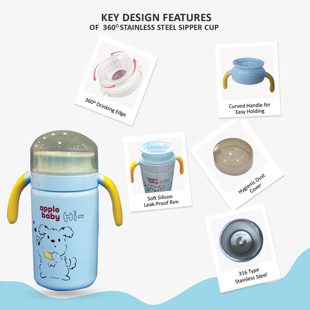 Apple Baby Bottle for Babies & Kids