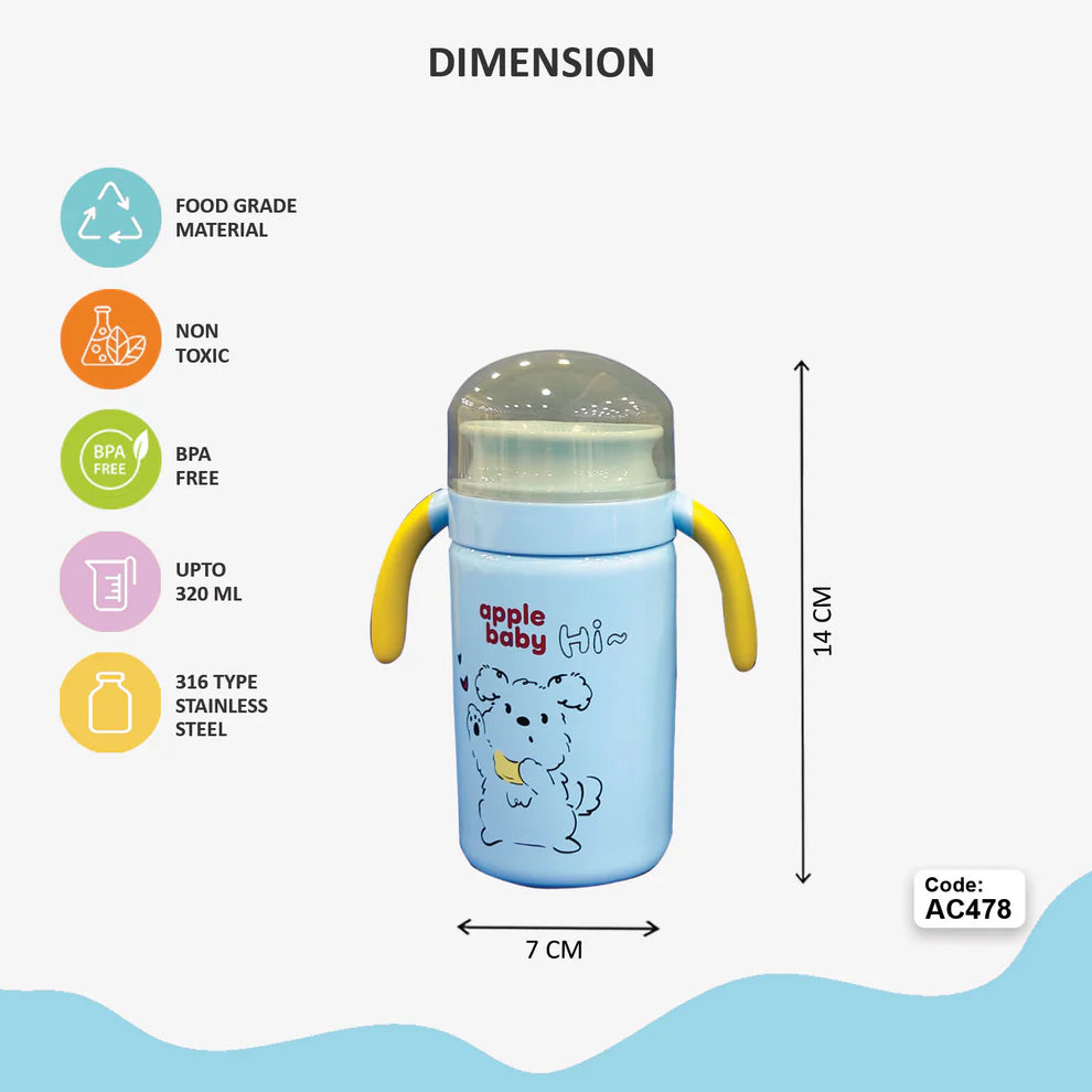 Apple Baby Bottle for Babies & Kids - Mamadada
