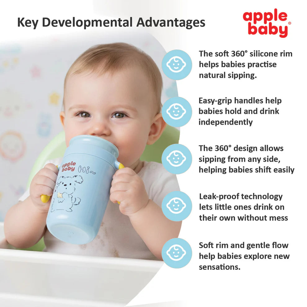 Apple Baby Bottle for Babies & Kids