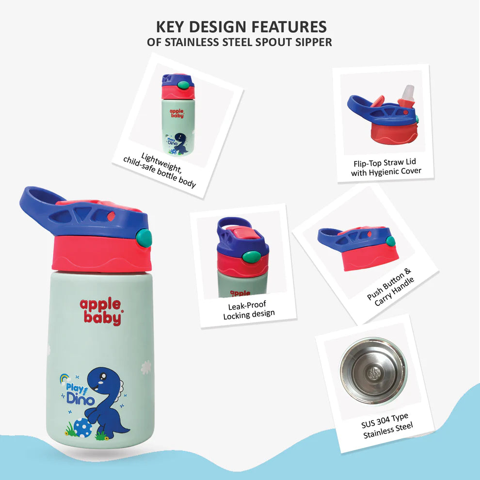 Apple Baby Bottle for Babies & Kids - Mamadada
