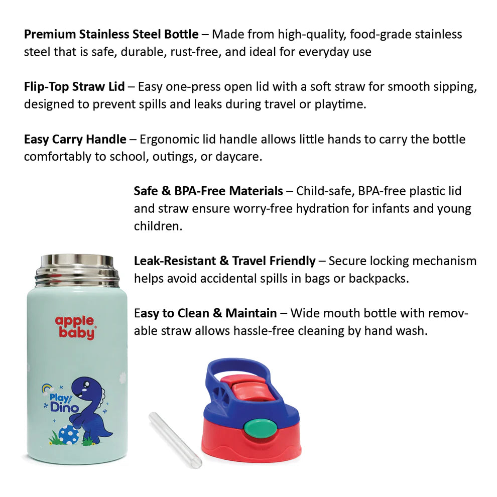 Apple Baby Bottle for Babies & Kids - Mamadada