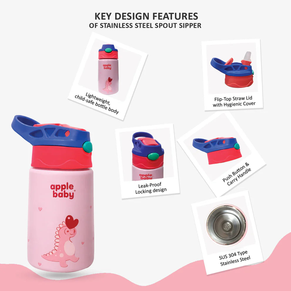 Apple Baby Bottle for Babies & Kids - Mamadada