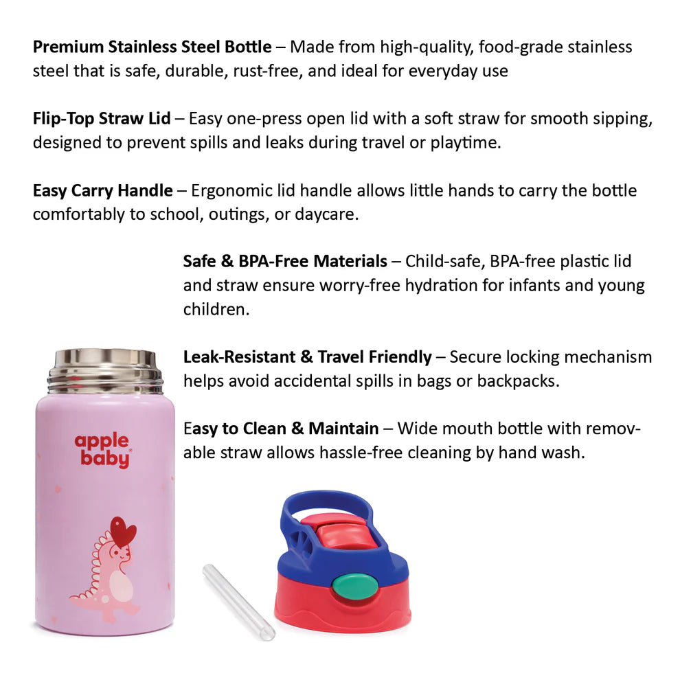 Apple Baby Bottle for Babies & Kids - Mamadada