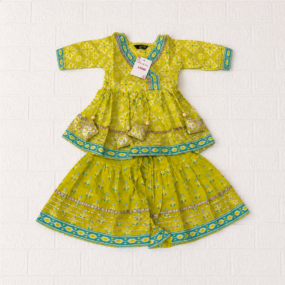 Floral Ethnic Lehenga Choli Set - Mamadada