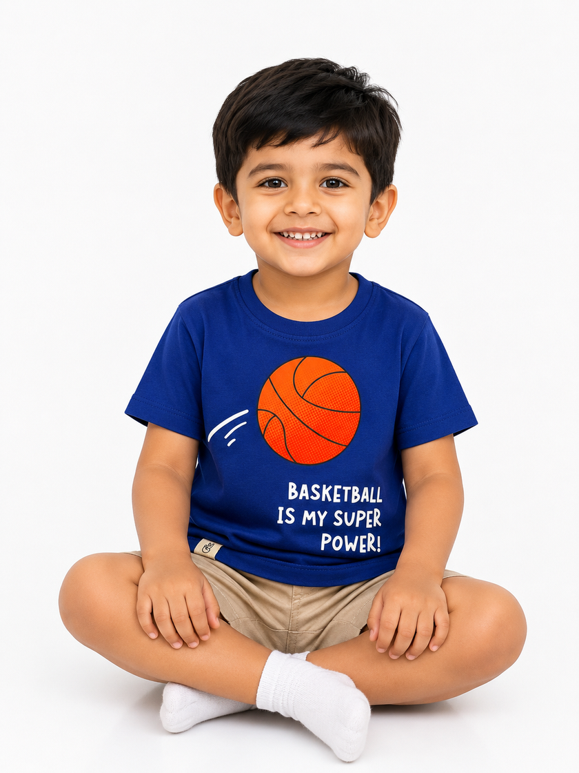 Basketball Graphic Printed T-Shirt