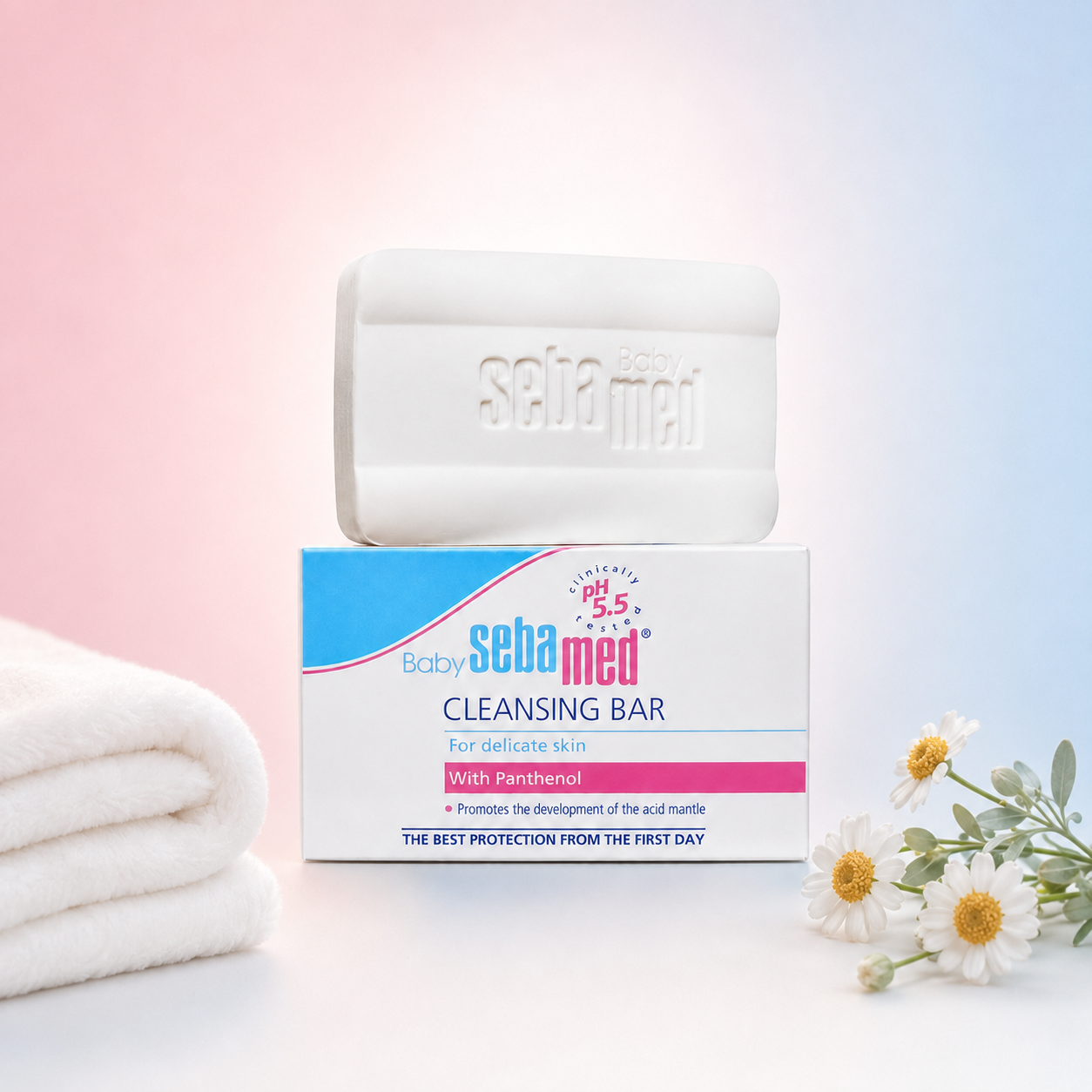 Baby Sebamed Cleansing Bar with Panthenol – 150g