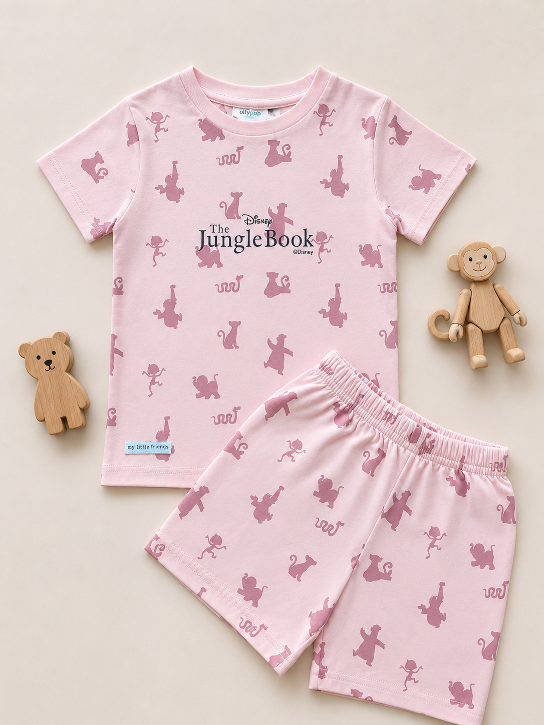 Boys’ Disney Jungle Book T-Shirt & Shorts Co-Ord Set