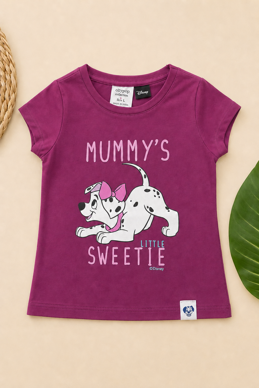 Disney Dalmatians Mummy’s Little Sweetie Girls’ T-Shirt