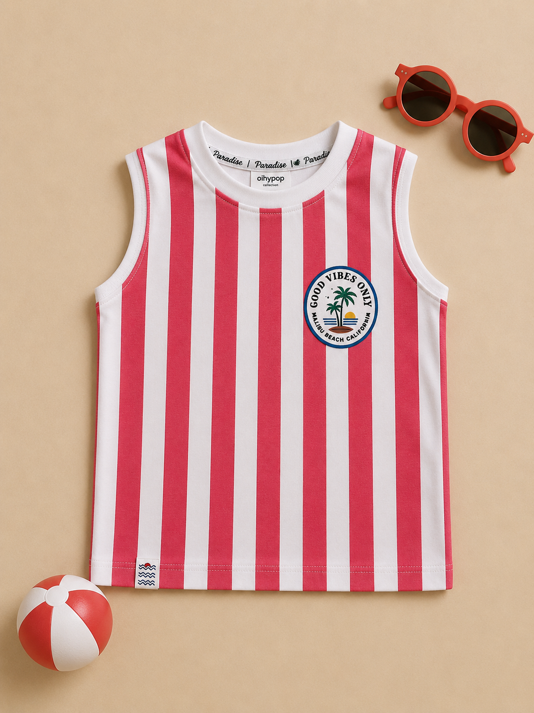 Good Vibes Only Kids Sleeveless Cotton Vest