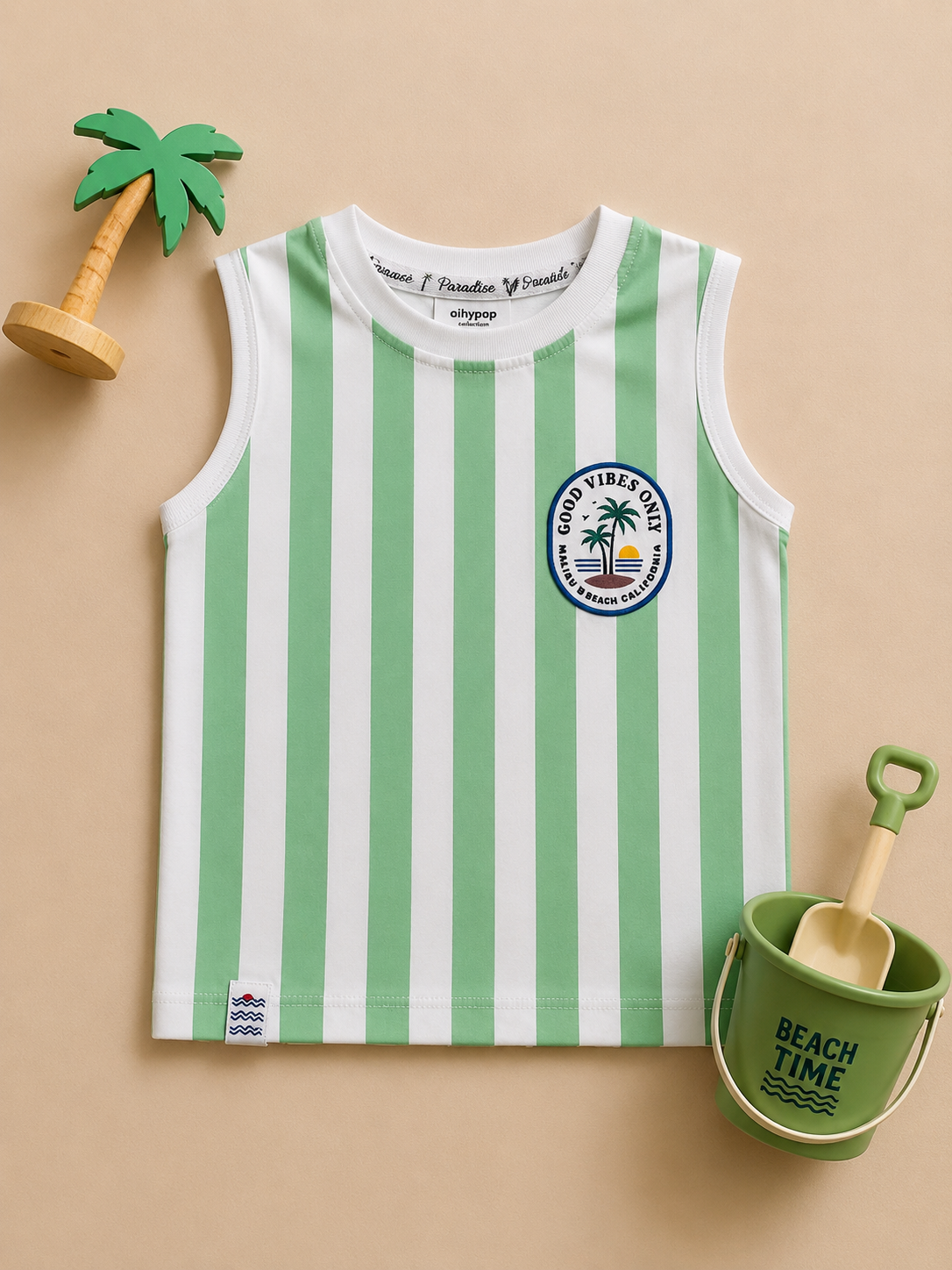 Good Vibes Only Kids Sleeveless Cotton Vest
