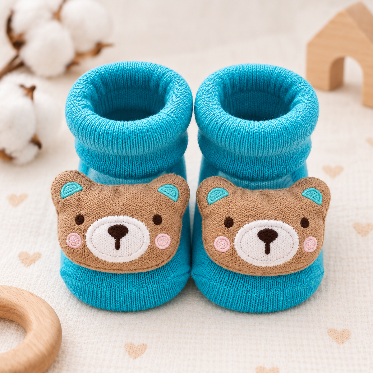 Cute Newborn Baby Booties Combo Pack 2