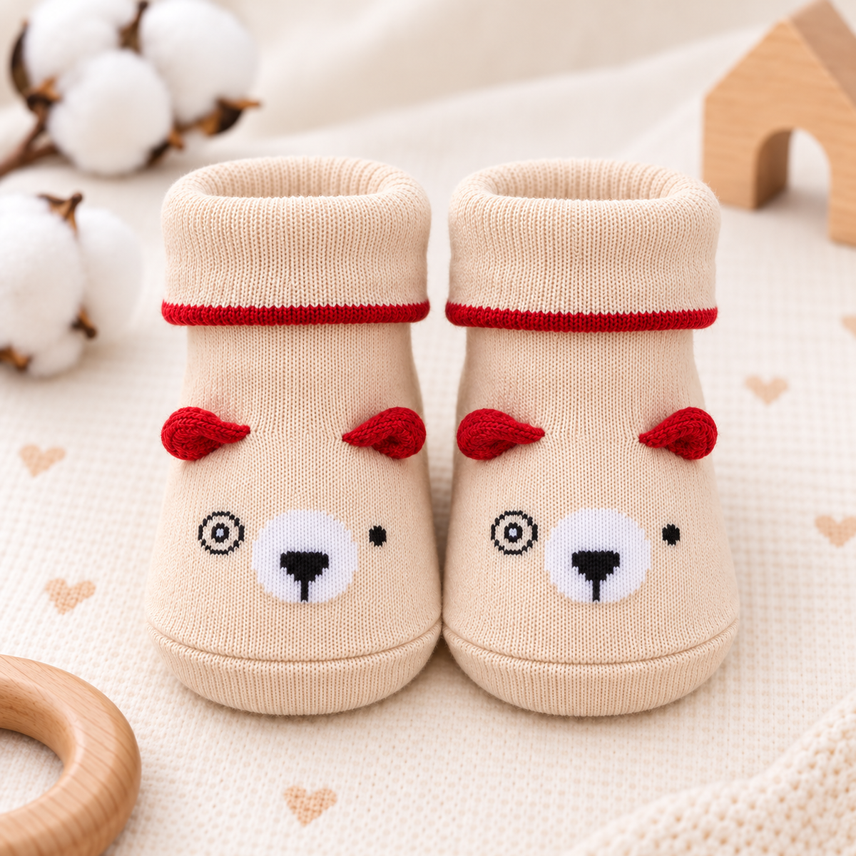 Cute Newborn Baby Booties Combo Pack 6