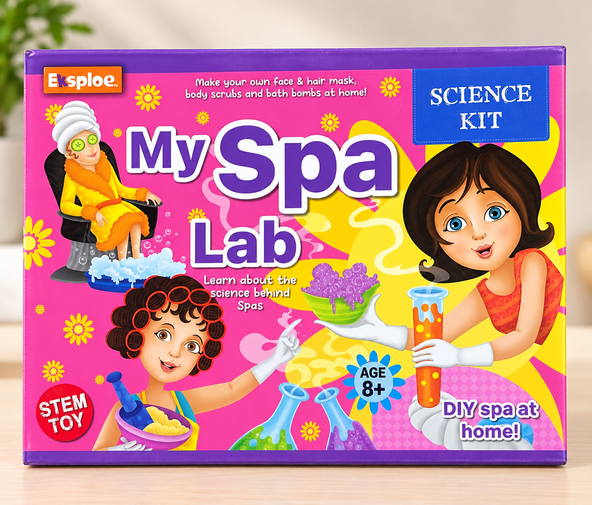 Explore My Spa Lab DIY Science Kit for Kids - Mamadada