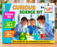 Curious Science Kit with 40+ Experiments & 16+ Tools