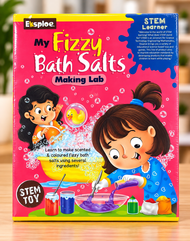 Explore My Fizzy Bath Salts Making Lab STEM Kit for Kids