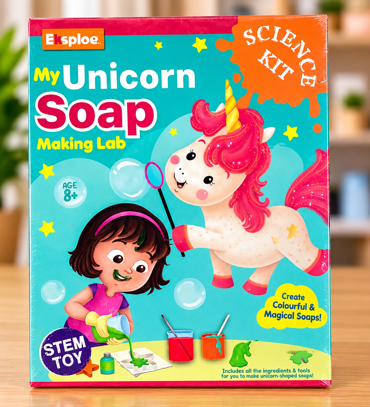 Eksploe My Unicorn Soap Making Lab – STEM Science Kit for Kids