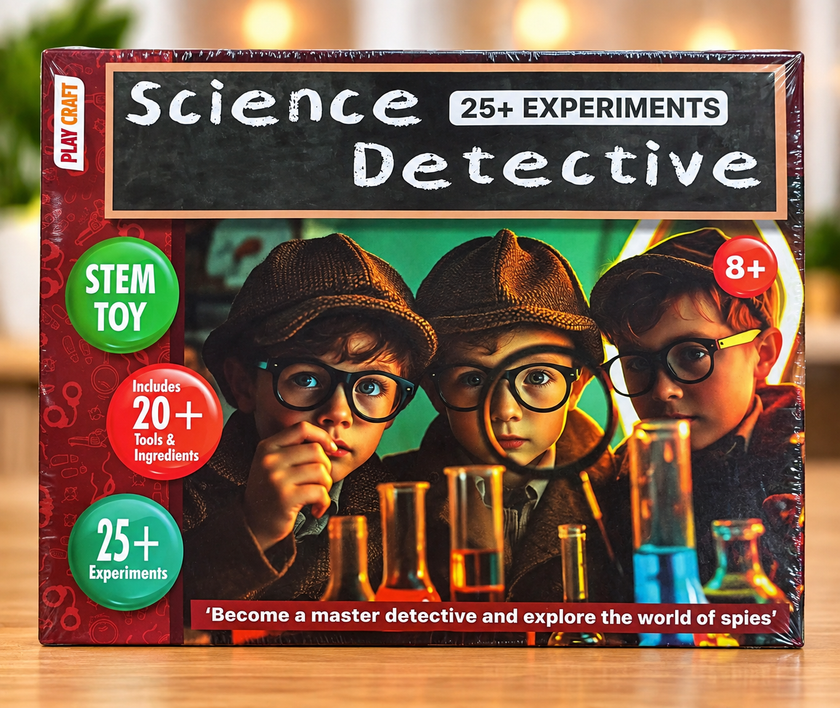 Play Craft Science Detective STEM Kit – 25+ Experiments for Kids