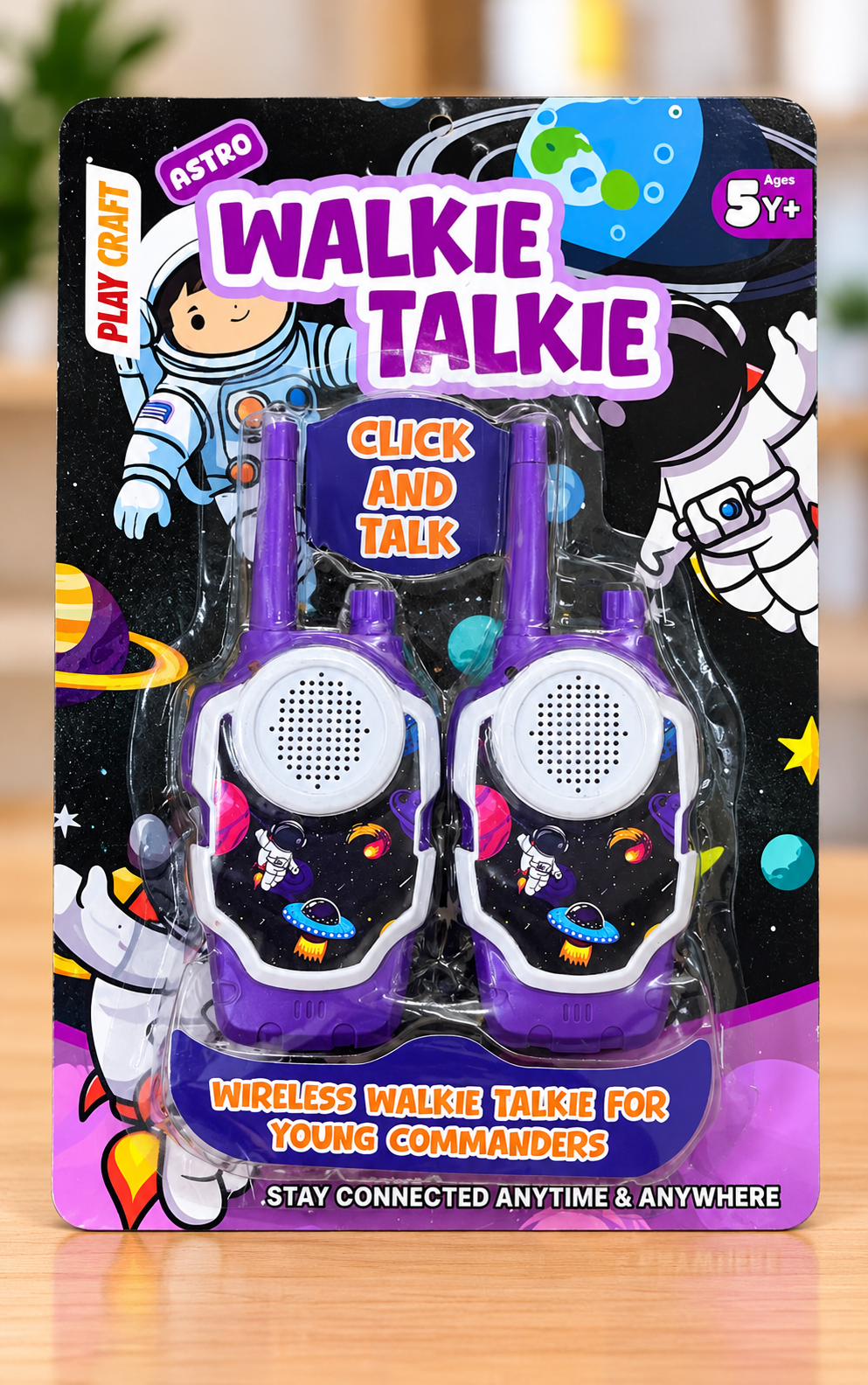 Play Craft Astro Walkie Talkie Set for Kids – Wireless Communication Toy