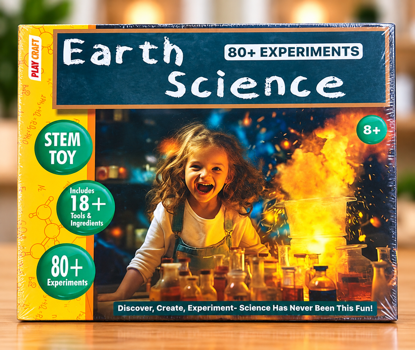 Earth Science STEM Experiment Kit – 80+ Experiments for Kids