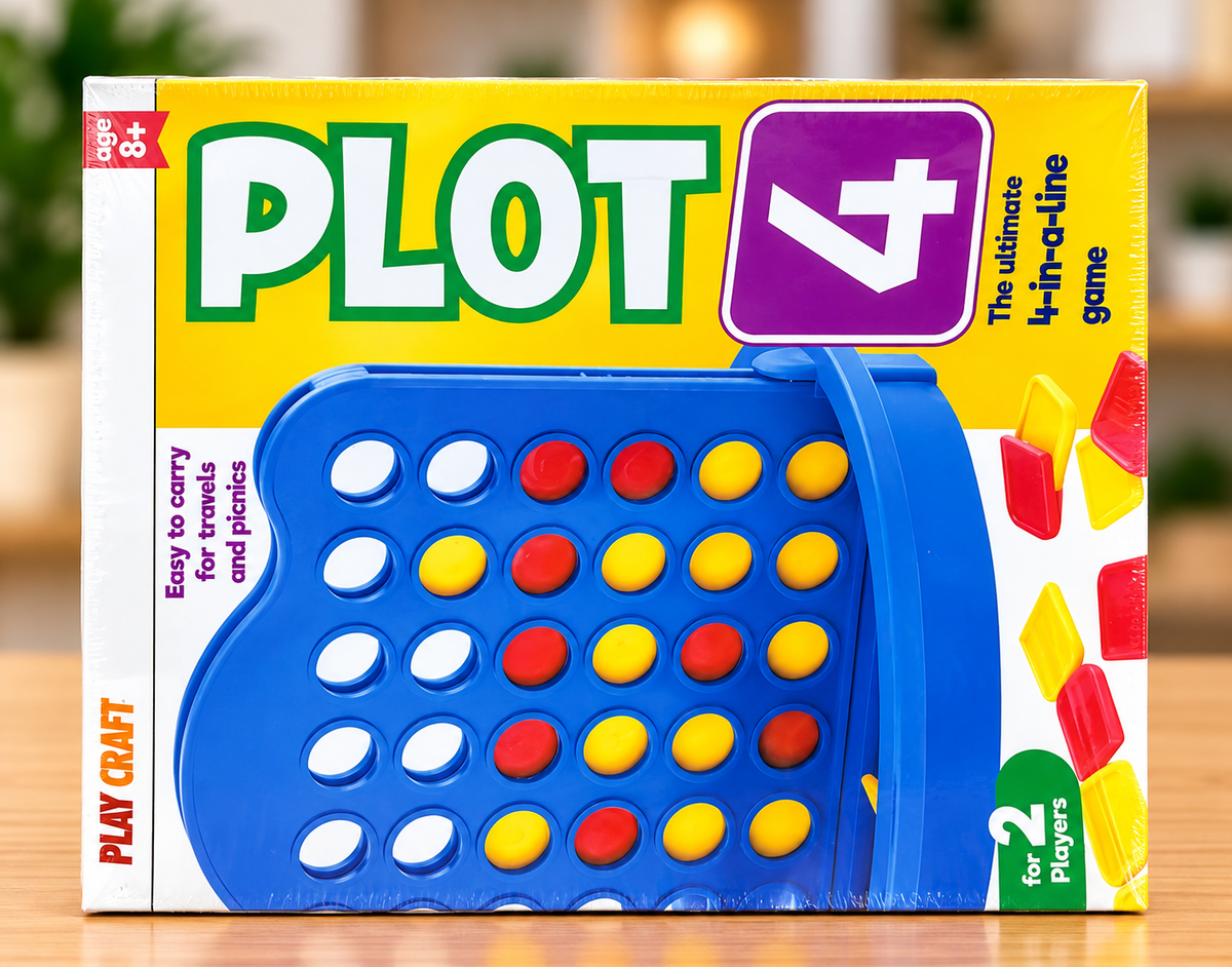 Plot 4 – 4-in-a-Line Strategy Game for Kids | 2 Players | Age 8+