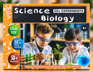 Science Biology STEM Experiment Kit – 50+ Experiments for Kids 8+