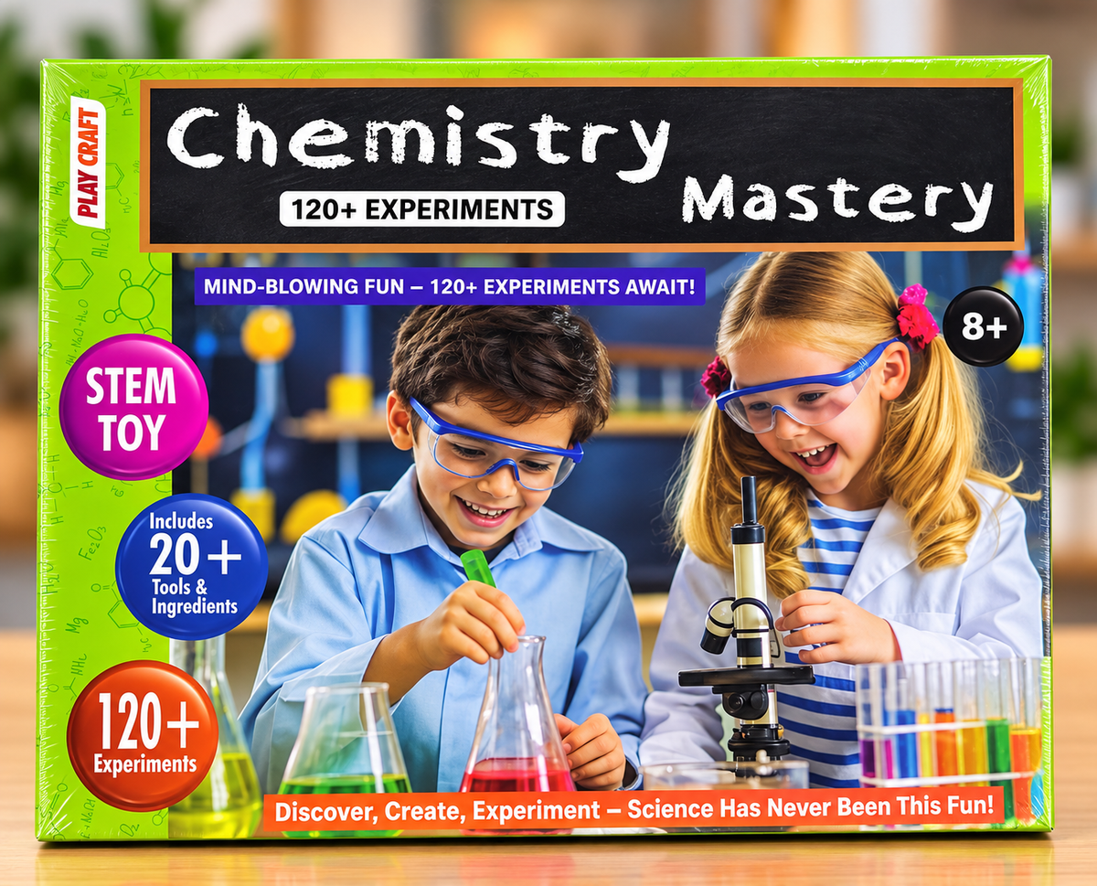 Chemistry Mastery 120+ Experiments STEM Science Kit – 8+ Years - Mamadada