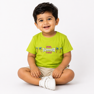 Cool Summer Vibes Printed Cotton T-Shirt