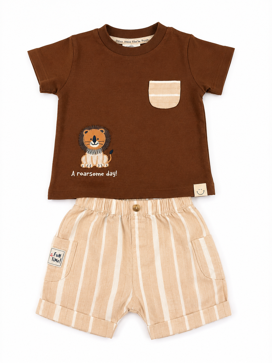 Navy Blue Lion Co-Ord Set
