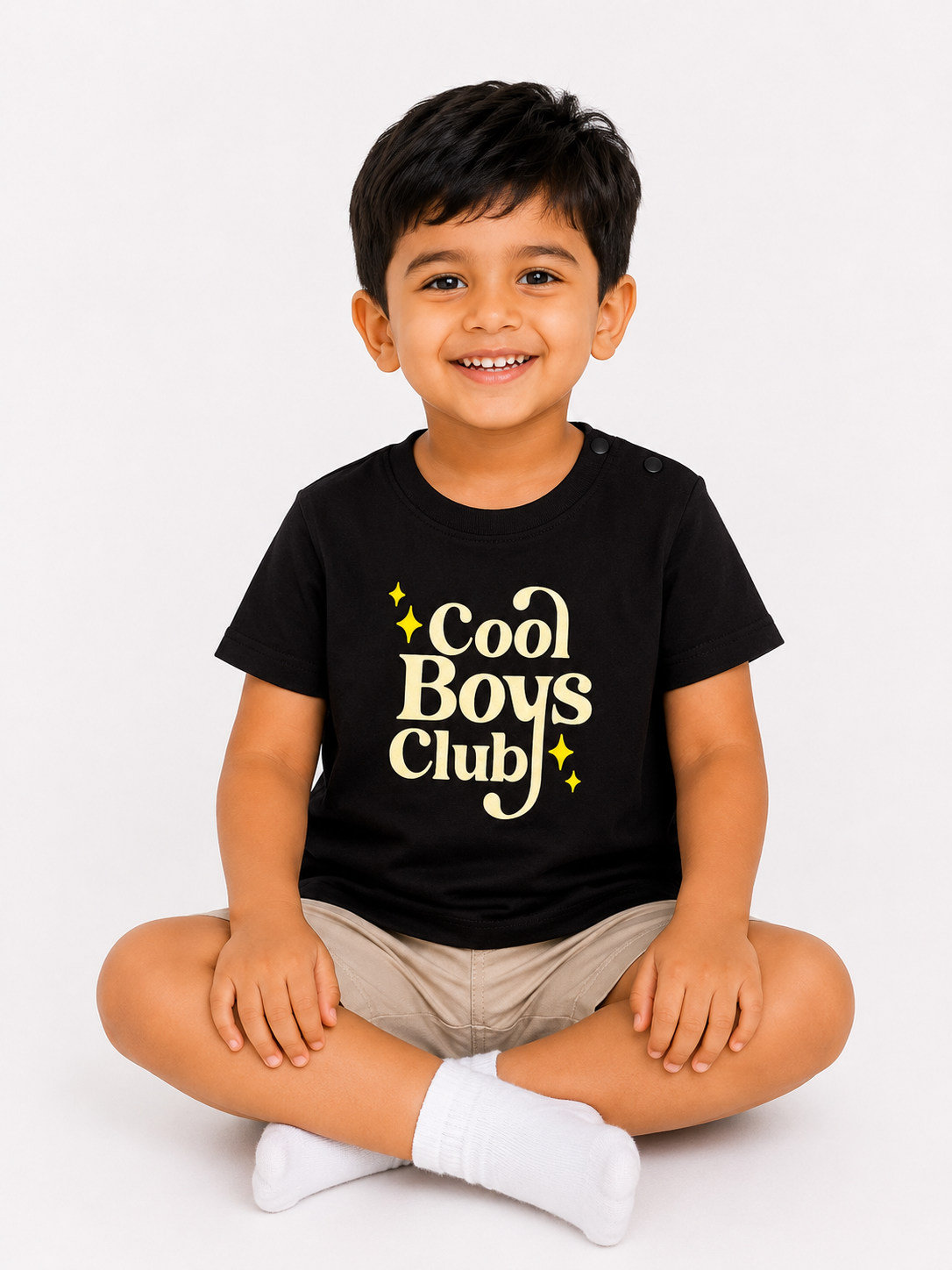 "Take Me to the Beach" Printed Cotton T-Shirt