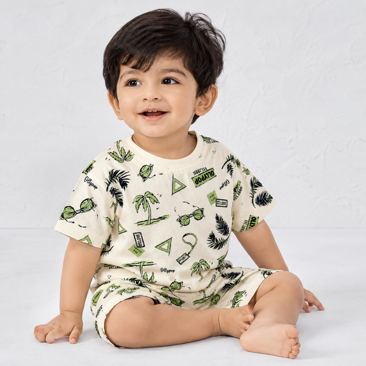 Tropical All-Over Printed T-Shirt