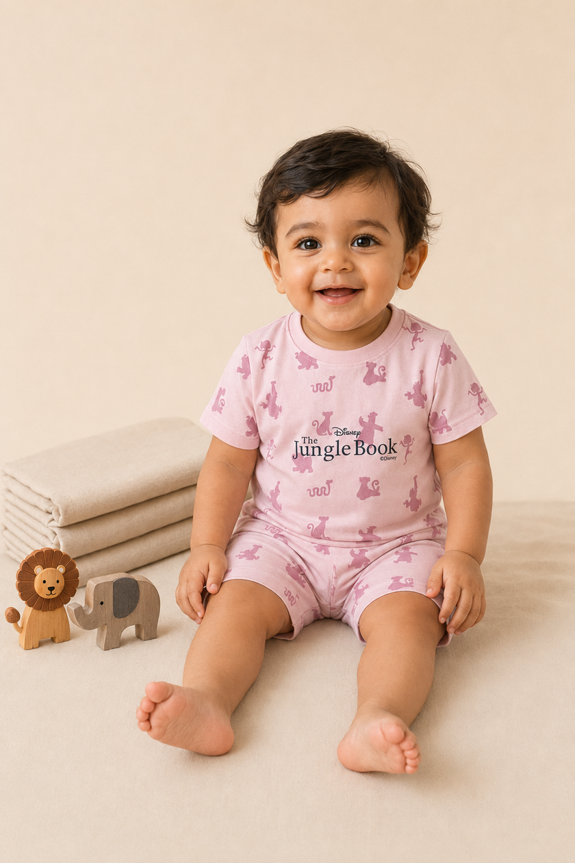 Boys’ Disney Jungle Book T-Shirt & Shorts Co-Ord Set