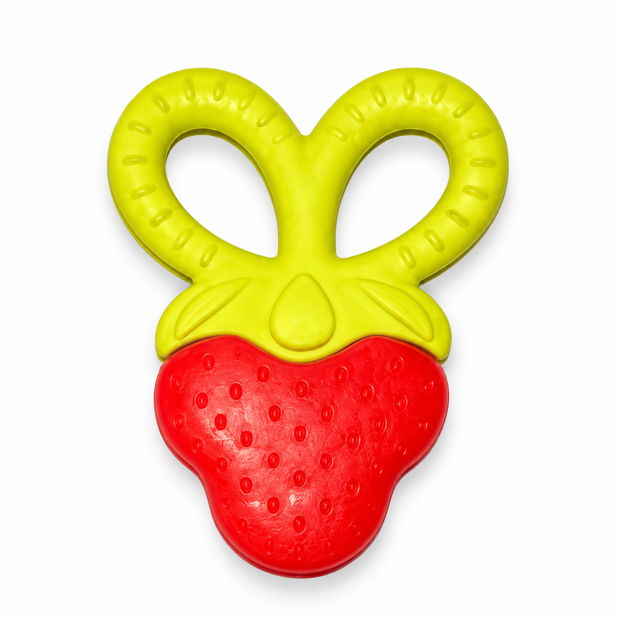Fruit-Shaped Baby Teether Set – BPA-Free Soft Silicone Teething