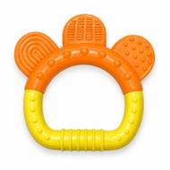 Fruit-Shaped Baby Teether Set – BPA-Free Soft Silicone Teething