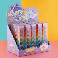 6-in-1 Astronaut Head Highlighters 🌈 | Space Fun Pack