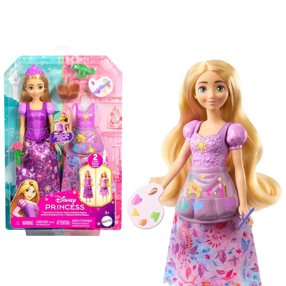 Disney Princess Rapunzel 2-in-1 Style Doll