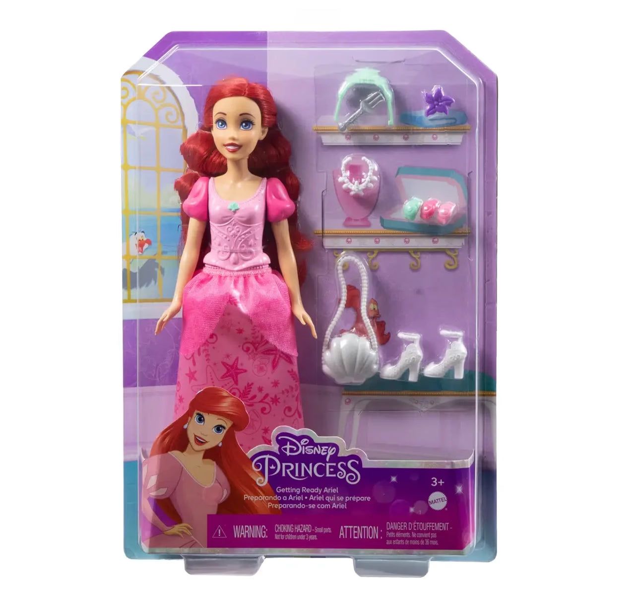 Disney Princess Ariel Getting Ready Doll