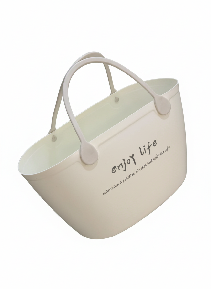 Enjoy Life” Printed Silicone Tote Bags - Mamadada