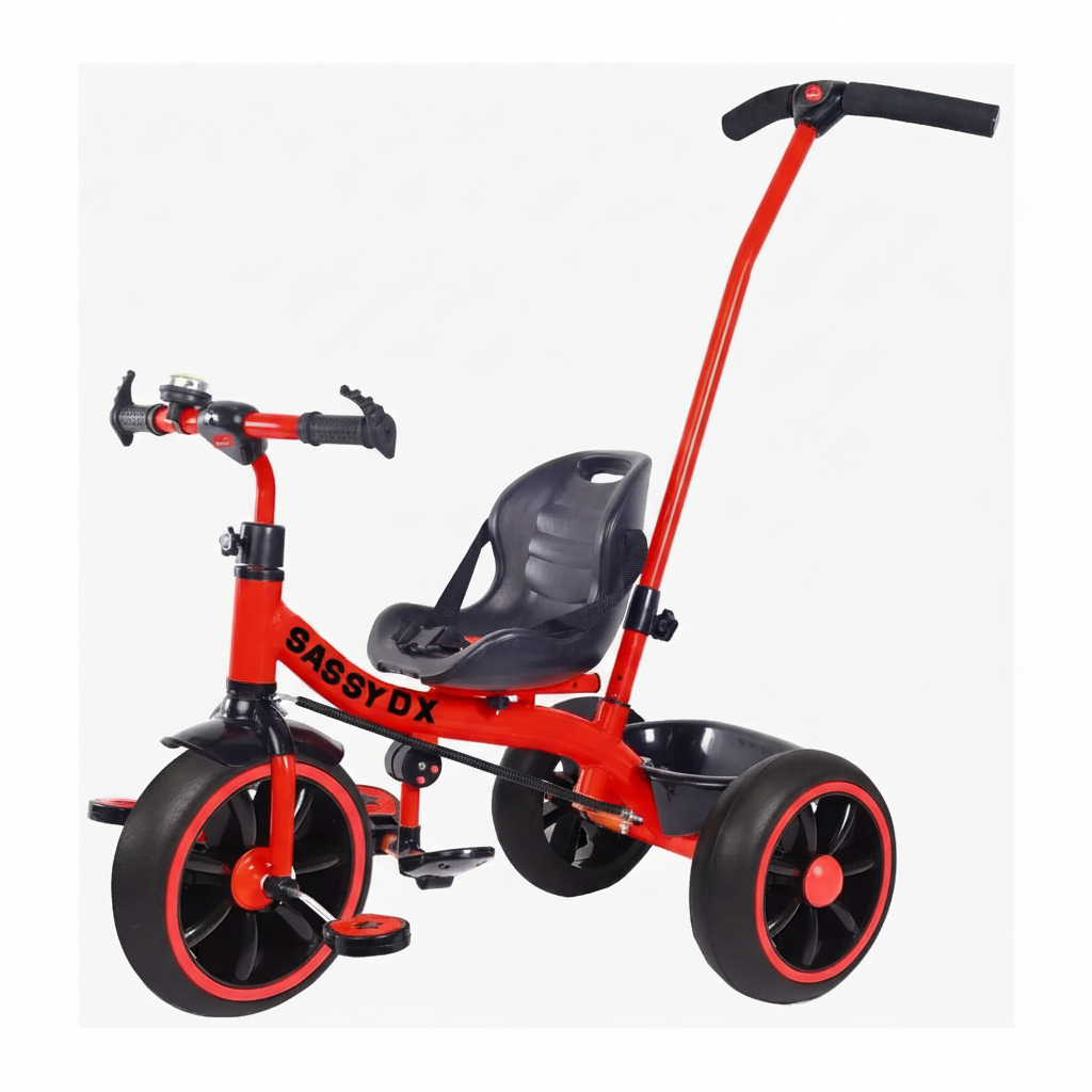 Kids Tricycle Seat with Safety Belt – Comfortable & Secure Ride - Mamadada
