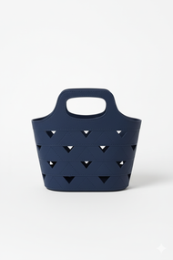 Cut-Out Design Silicone Tote Bags – Grey, Navy & Light Grey