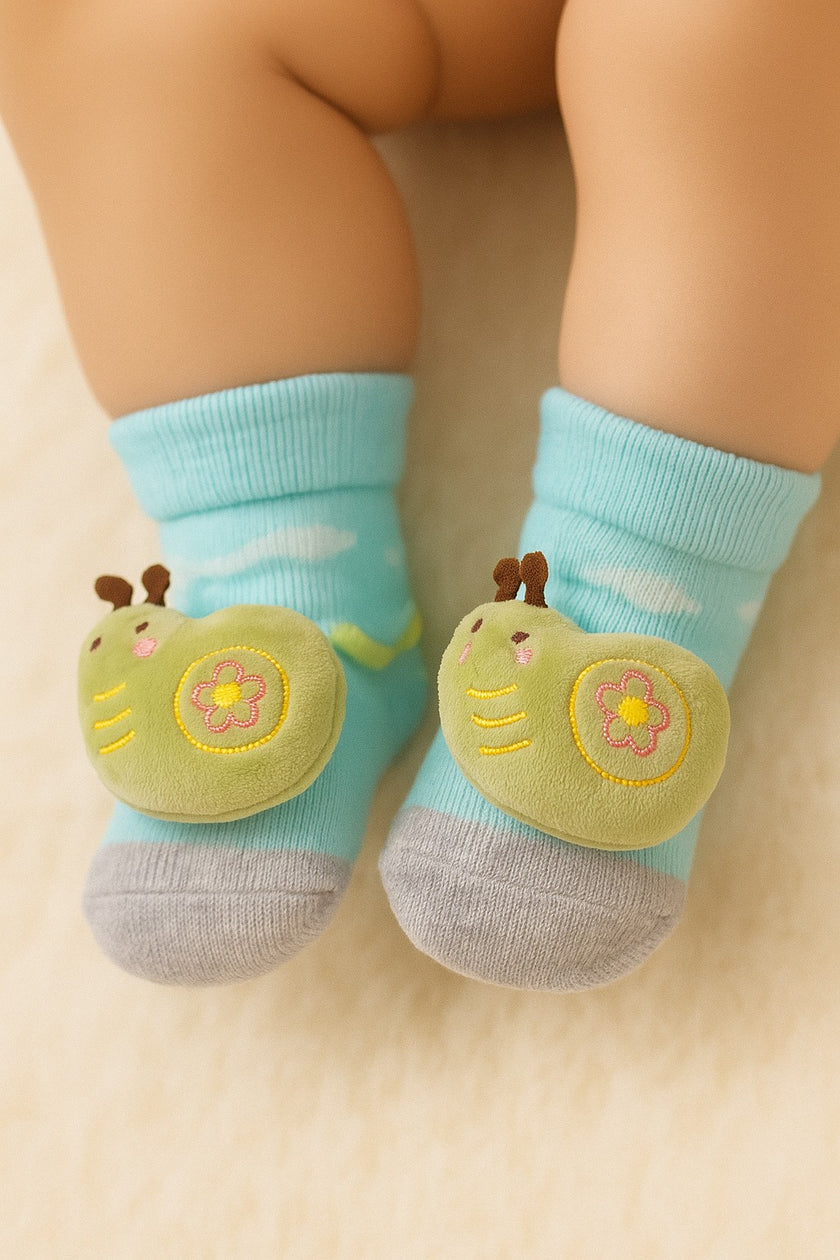Snail Smile Baby Socks