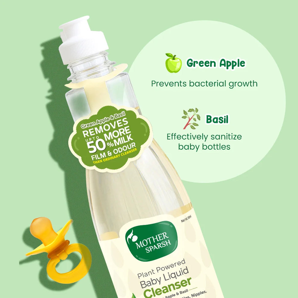 Plant Powered Baby Liquid Cleanser 500ml – Natural, Safe & Effective