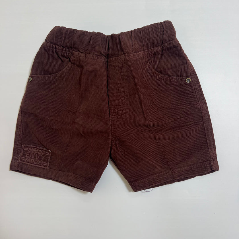 Boys Corduroy Shorts with Elastic Waist – Multiple Colors