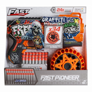 Graffiti Blaster Toy Gun – 12-Dart Rapid Fire Gun for Kids