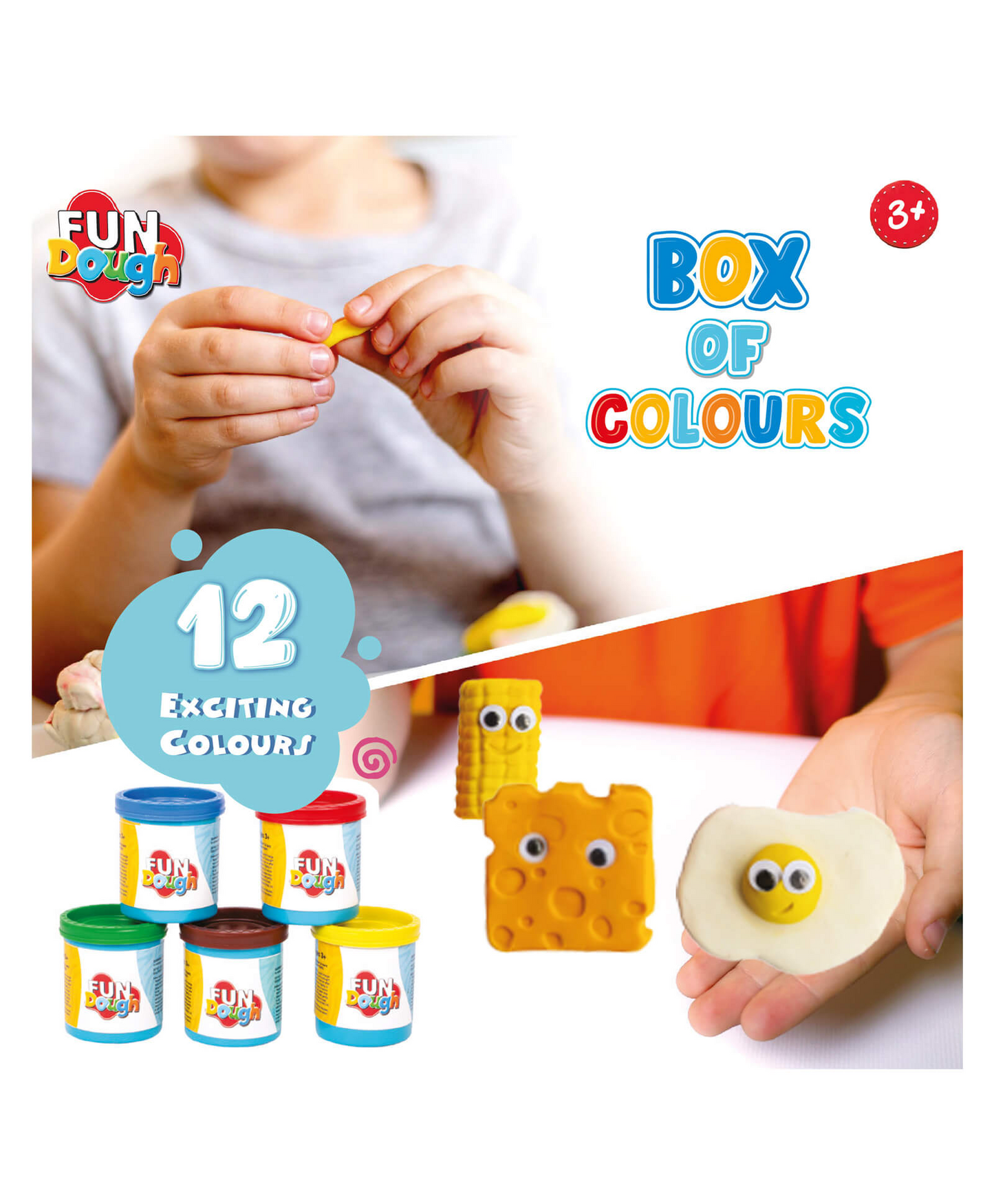Funskool FunDough Numbers, Letters & Fun Set - Mamadada