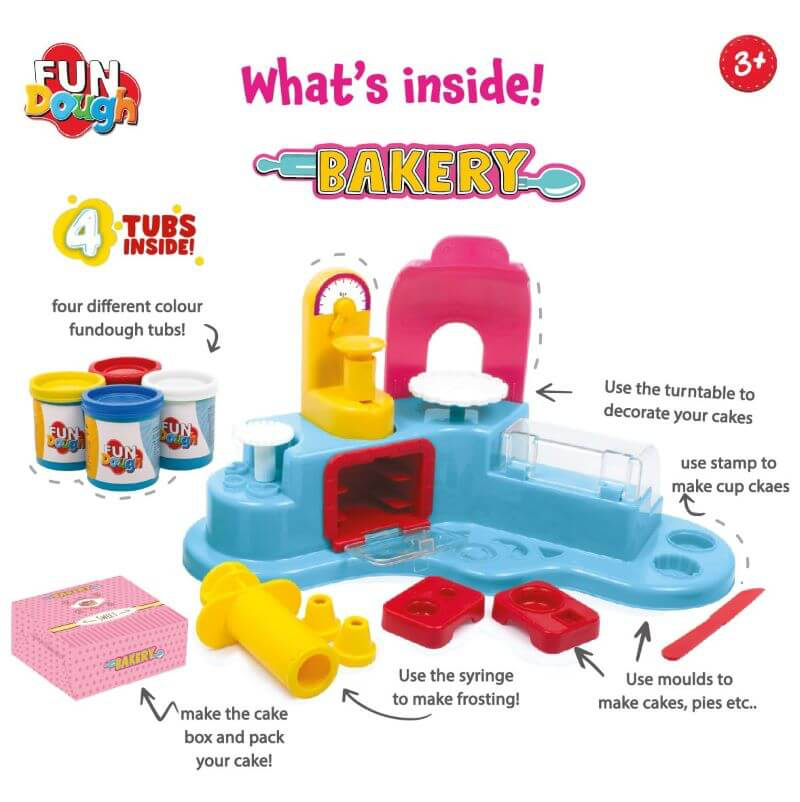 Funskool FunDough Bakery Set – Cake & Pastry Play Kit