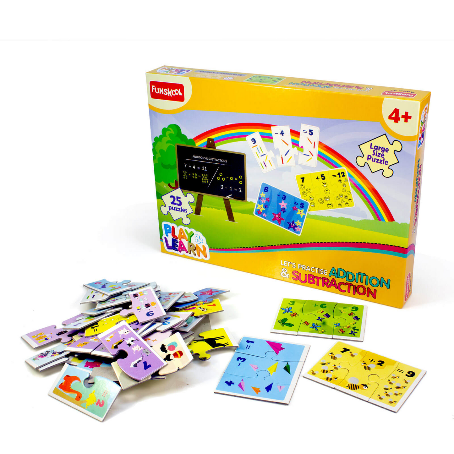 Funskool Play & Learn – Addition & Subtraction Puzzle - Mamadada