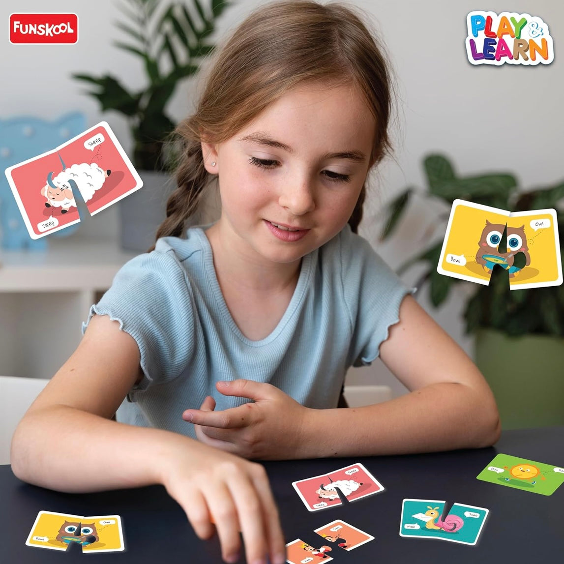 Funskool Rhyming Words Puzzle – Educational Play Set