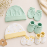 Cap,Mitten and Bottie set (Set Of 2)