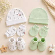 Cap,Mitten and Bottie set (Set Of 2)