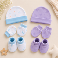Cap,Mitten and Bottie set (Set Of 2)